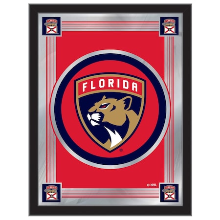 Holland Bar Stool Co Florida Panthers 17" x 22" Logo Mirror MLogoFlaPan