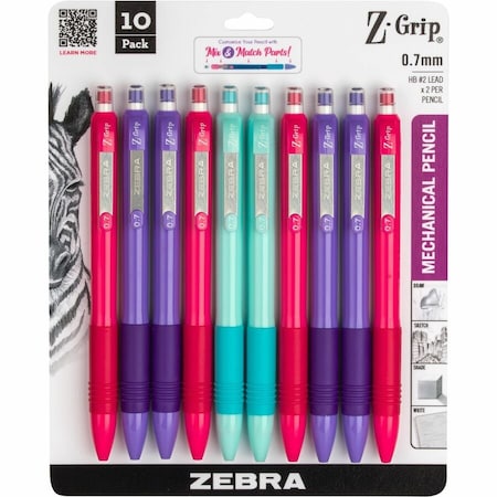 Zgrip Mechanical Pencil Assorted Bright 50710