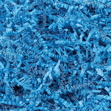 Nashville Wraps Sky Blue Crinkle Cut Shredded Paper, 10 lb Box ZF10SB