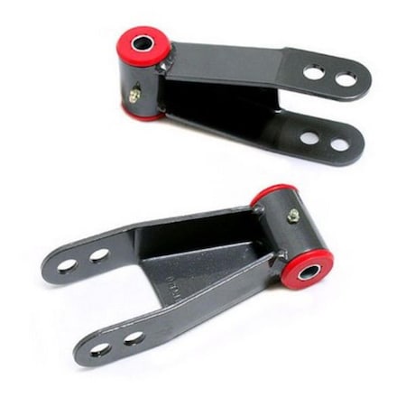 Maxtrac Suspension 2 in. Rear Lowering Shackles for 2004-2020 Nissan Titan MXT415320