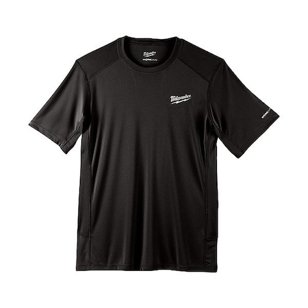 Milwaukee Tool Work Shirt, S, Black, Men's 414B-S