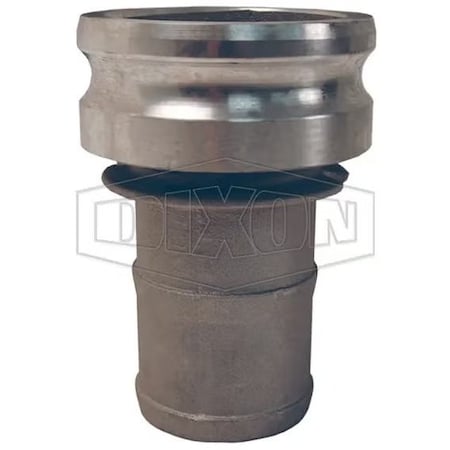 Dixon Type E Cam and Groove Reducing Coupler, 3 x 2-1/2 in Nominal, Male Adapter x Hose Shank End Style, D 3025-E-SS