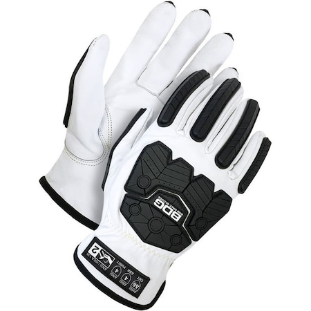 Bdg Cut-Resistant Leather Gloves, Cut Level A6 , L 1 PR 20-1-5000-L