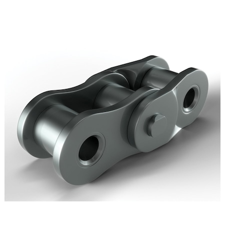 Hkk Chain British Standard Double Pitch Offset Link, #04B chain, 0.236 P, 0.073 Dia Pin BS04BRHL1