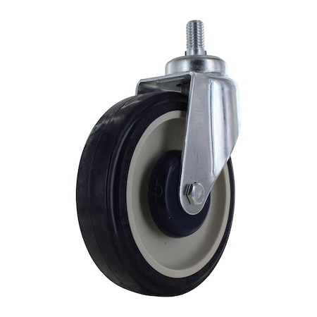 P&H Casters 5-inch-premium-swivel-shopping-cart-Caster H36C154CLDE