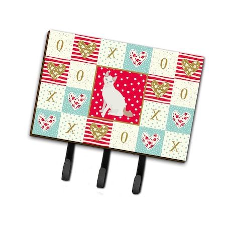 Carolines Treasures 6 x 2 x 9 in. Korean Bobtail Cat Love Leash or Key Holder CK5768TH68