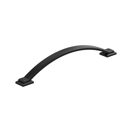 Amerock Sheffield 6-5/16 inch (160mm) Center-to-Center Matte Black Cabinet Pull, 10PK 10VMP37043MB