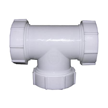 Larsen Supply Co 1-1/2 Wht Drain Tee 03-4277