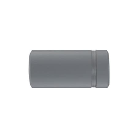 Zoro Select Plastic Pipe Nipple, 2 in Sz, Gray 887-030CPG