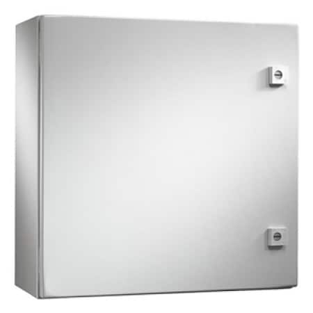 Rittal Nema 1/12/3R/4 Enclosure Lt Gray 24 X 24 X 12 Wm242412Nc W/ Back Panel 8017575