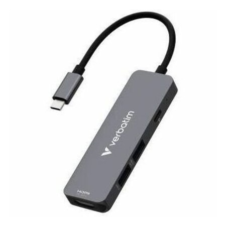 Verbatim Americas USB-C ESSENTIALS MULTIPORT HUB - 4 PORTS 32155