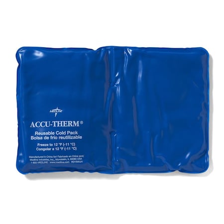 Medline Accu-Therm Reusable Cold Packs, Half, 7in x 11in MDSPC40HH