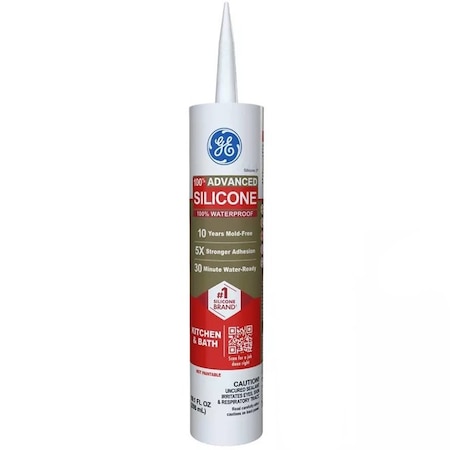 Ge - Henkel 10.1 Oz GE 2812562 Clear Silicone 2 Advanced Kitchen and Bath Sealant 50002486