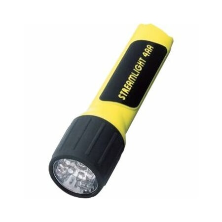 Streamlight 4AA ProPolymer LED Flashlight, Yellow Industrial Handheld, 67 lm 68201