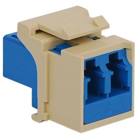 Icc MODULE, FIBER OPTIC, LC, DUPLEX, IVORY IC107LC2IV