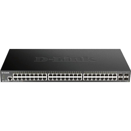 D-Link D-LINK 52-PORT SMART MANAGED GIGABIT SWITCH WITH 10-GIGABIT UPL DGS-1250-52X-6KV