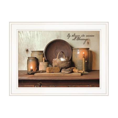 Homeroots By Grace 2 White Framed Print Kitchen Wall Art 406741