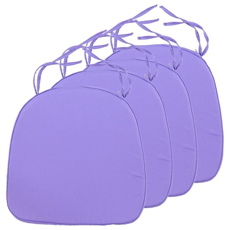 Leisuremod Modern Dining Chair Cushion Pads, Purple, 4PK CAC16PR4