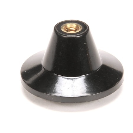 Saniserv Knob, Spigot Handle, Black, SP10 64457