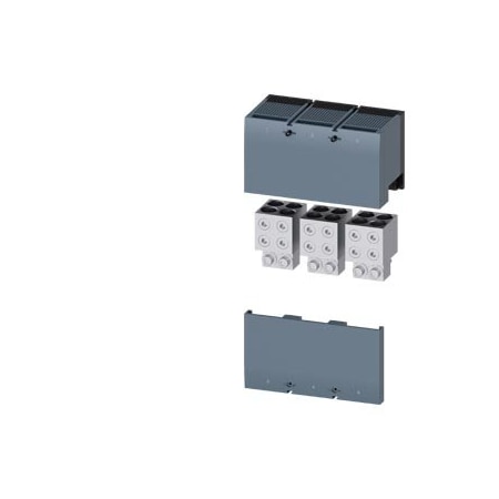Siemens circular conduc. terminal TA4.4 4 x 4/0600 kcmil for 4 cables 3 units 3VA9673-0JJ44