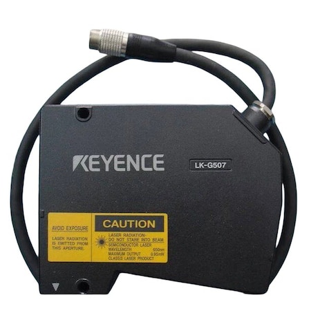 Keyence Laser Displacement Sensor Head, Ultra Long Distance, Wide Beam LK-G507