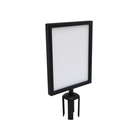 Showdown Displays Belt Barrier Sign Holder Hardware - Black 280143-BLAC