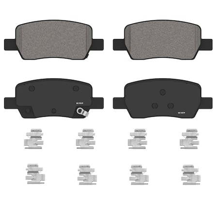 Wagner Brake QuickStop Rear Disc Brake Pad Set Ceramic,  ZD2381