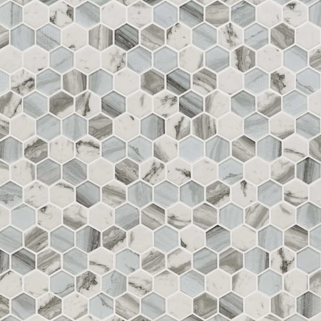 Msi Esperanza Hexagon Sample Glass Mosaic Wall Tile ZOR-MD-0525-SAM