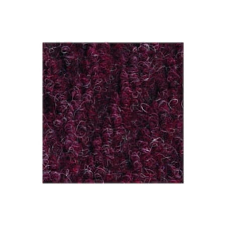 Buymats 4 x 8 ft. Chevron Rib Mat Burgundy 01-435-1102-40000800