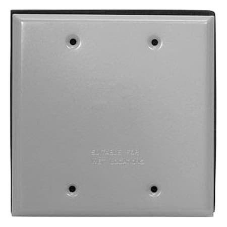 Leviton 2-Gang Weatherproof Cover, Gray WM2B-GY