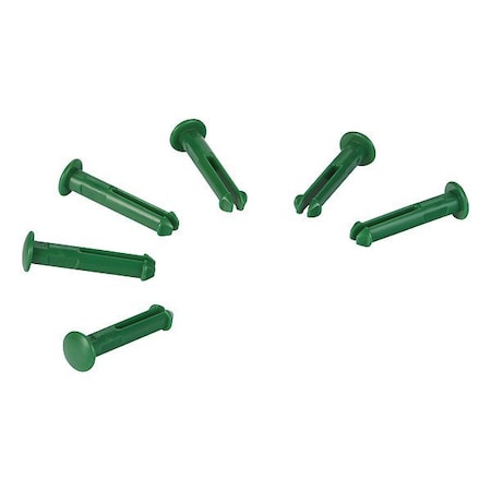 Vikan Pins for Wall Brackets, Green 10012