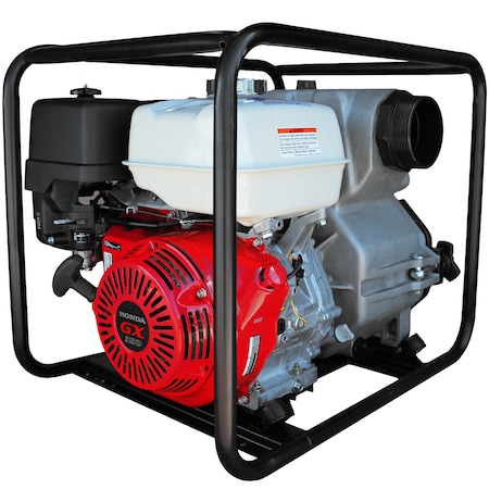 Tomahawk Power 4'' Trash Water Pump 423 GPM 13 HP GX390 powered by Honda Portable Utility TW4H
