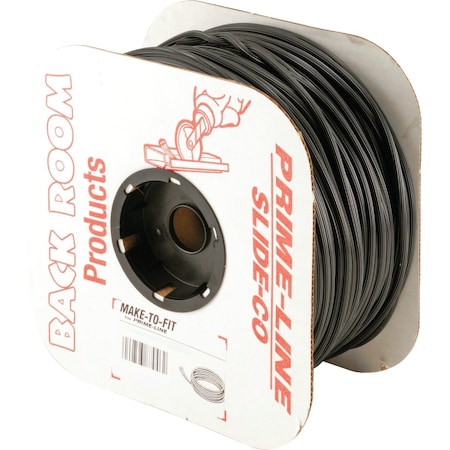Prime-Line 0.185''Dia.x500 ' L. Black Vinyl Screen Retainer Spline P7946