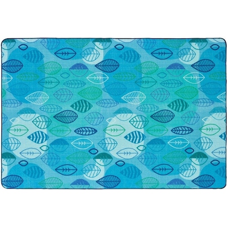 Carpets For Kids 6 x 9 ft. Rectangle Peaceful Spaces Leaf Rug 60316