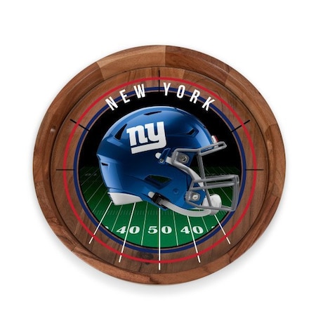 Picnic Time Family Of Brands NFL New York Giants - Barista Serving Tray with Glass Insert 907-09-511-214-2
