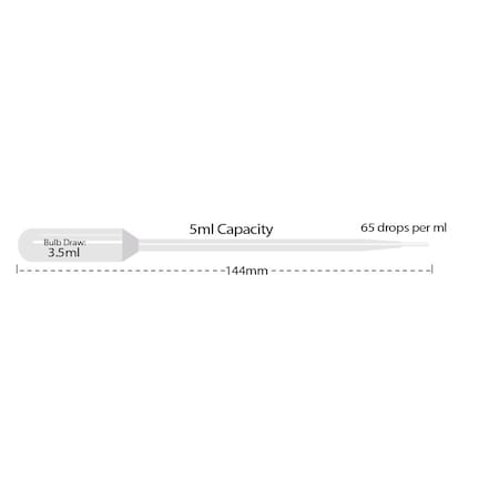 Mtc Bio 5mL Cap Extended Tip Std Bulb Indiv wrap, 500PK P4122-11