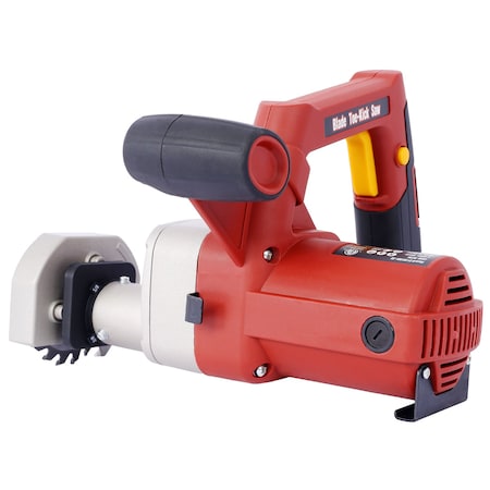 Wrightmaster 3-3/8in Toe-Kick Saw, Flush Cutting Circular Saw for Subfloor & Tile Removal, 120V 6.8A ZR-W46577666