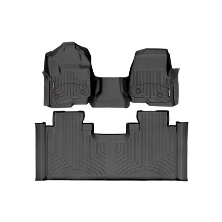 Weathertech Black, Front and Rear Floorliners for Vinyl Floors 4410321V-446975