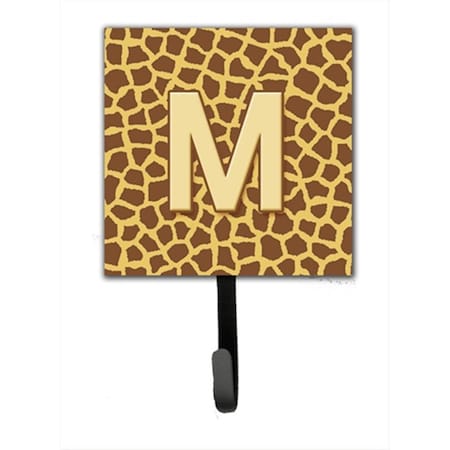 Carolines Treasures Letter M Initial Monogram - Giraffe Leash Holder Or Key Hook CJ1025-MSH4