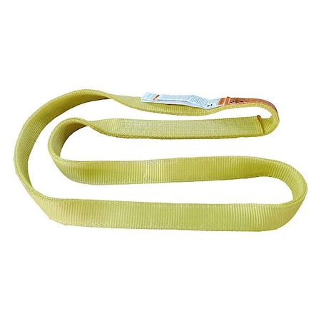 Dayton Web Sling, Yellow, Endless, Nylon 832EU9