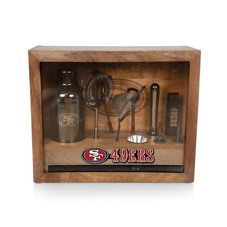 Picnic Time Family Of Brands NFL San Francisco 49ers - Old Fashioned Bar Set 861-09-511-277-2