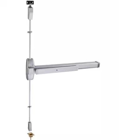 Trans Atlantic 900 Series UL Listed Aluminum 48 in. Grade 1 Heavy Duty Surface Vertical Rod Panic Exit Device ED-VR931XL-AL