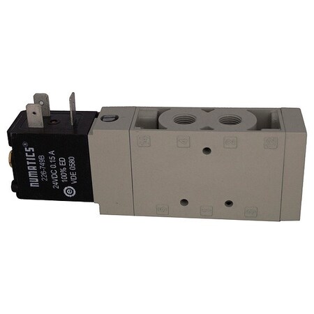 Aventics Solenoid Air Con Valve, Four-Way, 150 psi L11BA452B060T61