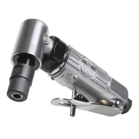 Sunex Right Angle Drive, Mini Right Angle Die Grinder, 1/4", 1/4 in Air Inlet, 1/4" Collet, 20,000 rpm SX264