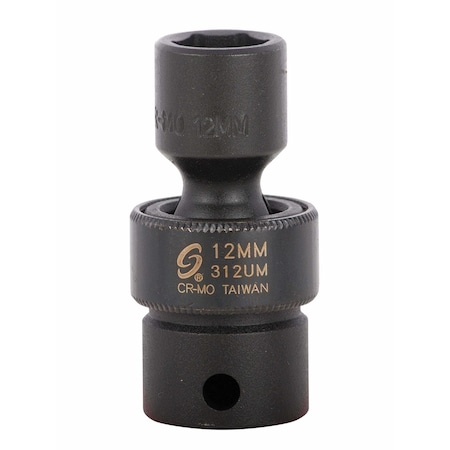 Sunex 3/8 in Drive 12Mm Universal Impact Socket 312UM