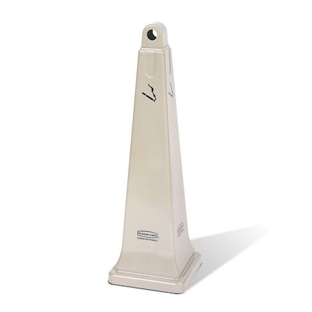 Rubbermaid Commercial GROUNDSKEEPER SMOKING MANAGEMENT RECEPTA SMFG257088BEIG