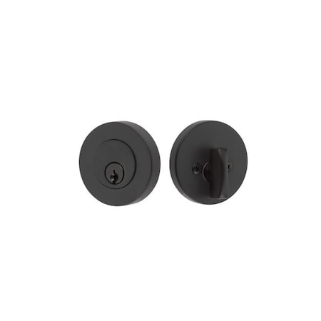 Emtek Residential Deadbolts Single Cylinder Flat Black 8423US19