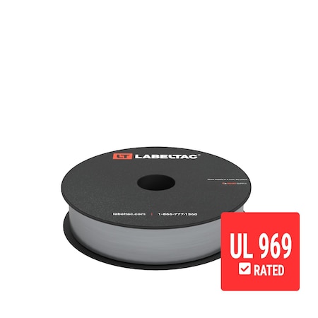 Labeltac UL 969-Approved LabelTac Supply 1in x 150ft LT4/LTPX, Brushed Aluminum LT125UL