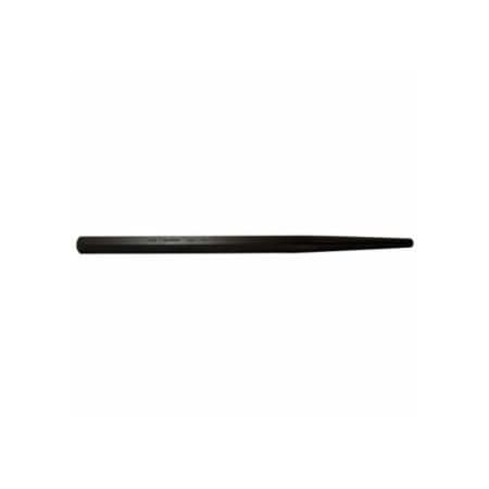 Mayhew Line-Up Punch - Full Finish, 18 in, 1/2 in Tip, Alloy Steel 479-22024