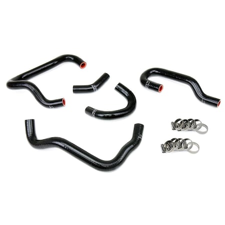 Hps Performance High Temp Reinforced Silicone Heater Coolant Hose Kit, Black,  57-1415-BLK